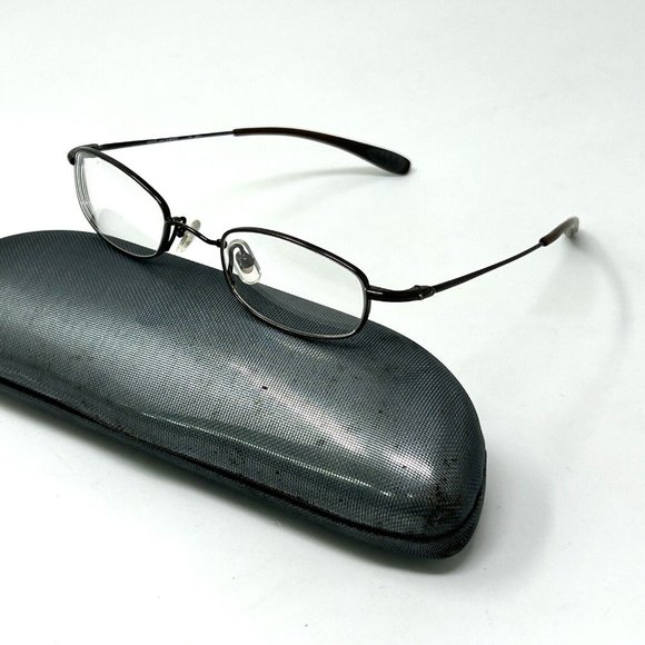 Nike Flexon 4603 200 Walnut  Metal Oval Eyeglasses Frames 45 [] 20 135 Kids - Picture 2 of 13